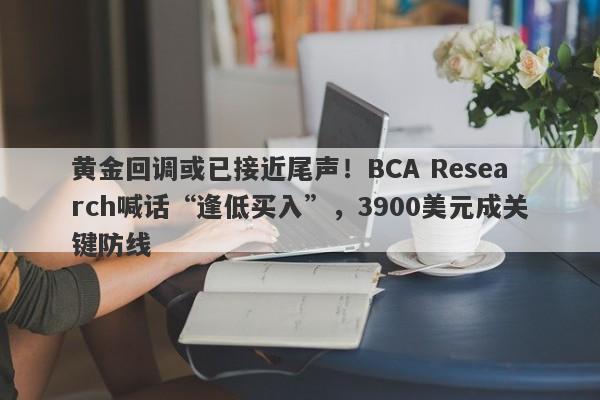 黄金回调或已接近尾声！BCA Research喊话“逢低买入”，3900美元成关键防线