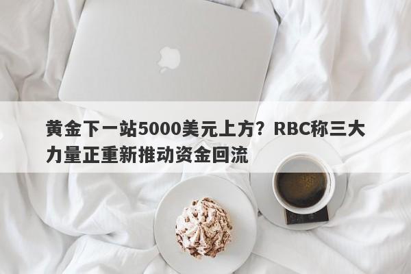 黄金下一站5000美元上方？RBC称三大力量正重新推动资金回流